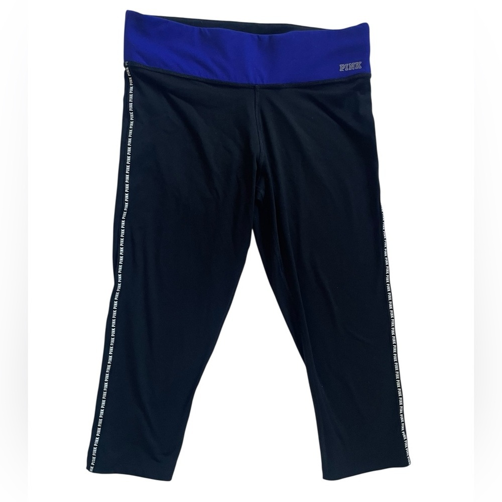 Victoria’s Secret Pink Blue and Black Ultimate Yoga‎ Pants Size Medium